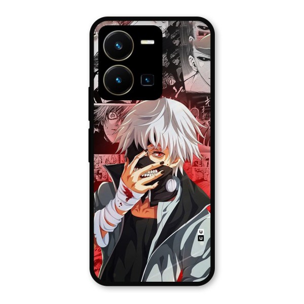 Kaneki Ken Manga Style Metal Back Case for Vivo Y35