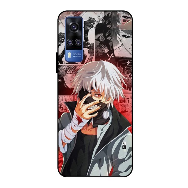 Kaneki Ken Manga Style Metal Back Case for Vivo Y51