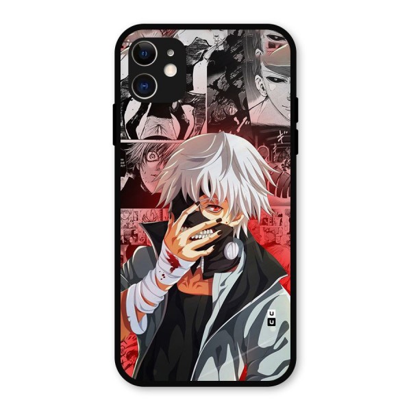 Kaneki Ken Manga Style Metal Back Case for iPhone 11