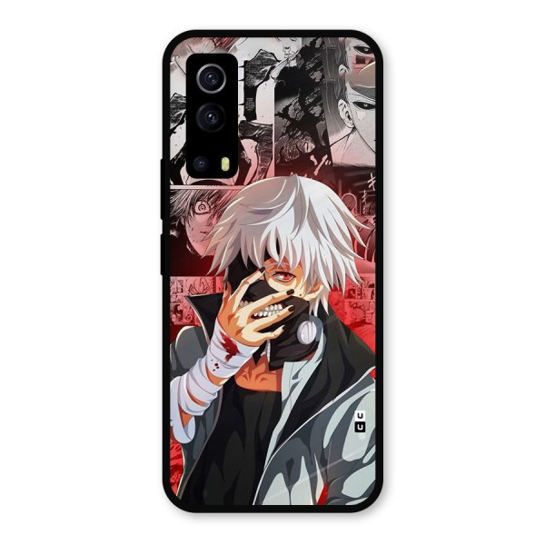 Kaneki Ken Manga Style Metal Back Case for iQOO Z3