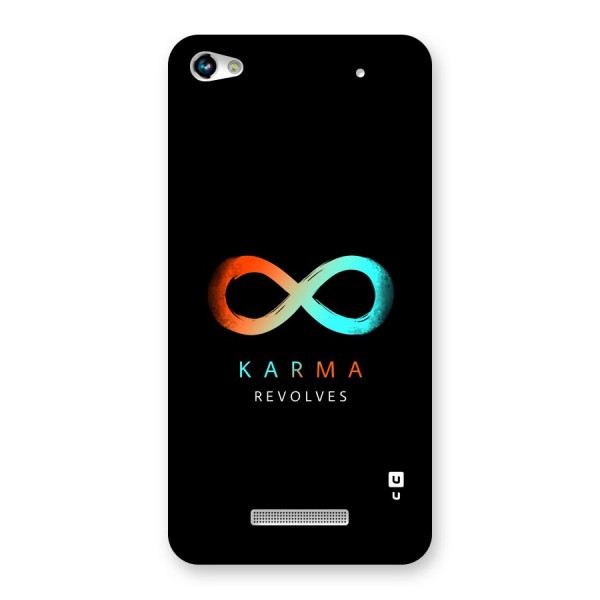 Karma Revolves Back Case for Canvas Hue 2 A316