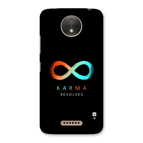 Karma Revolves Back Case for Moto C Plus