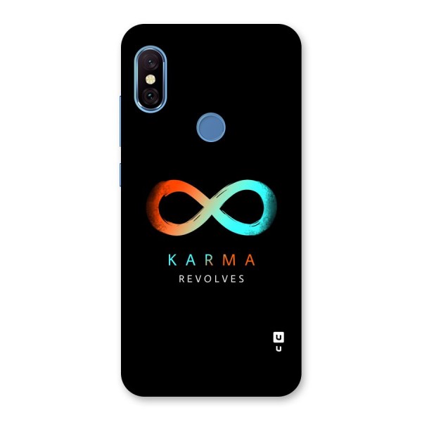 Karma Revolves Back Case for Redmi Note 6 Pro