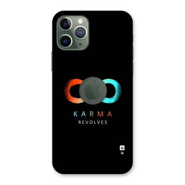 Karma Revolves Back Case for iPhone 11 Pro Logo Cut