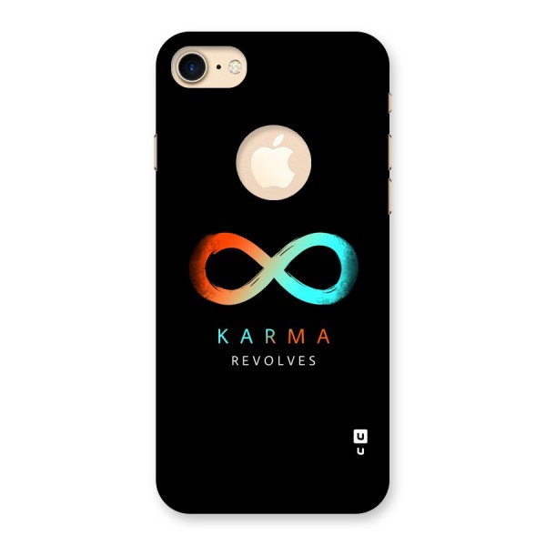 Karma Revolves Back Case for iPhone 8 Logo Cut