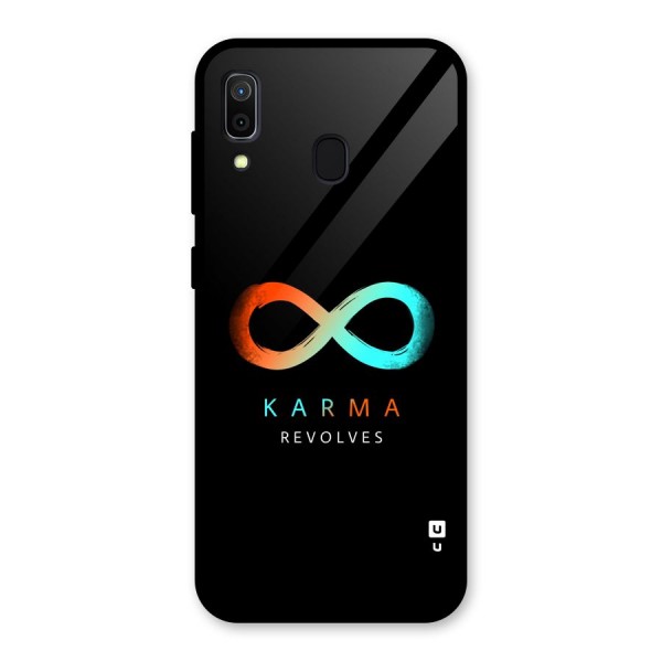 Karma Revolves Glass Back Case for Galaxy A30