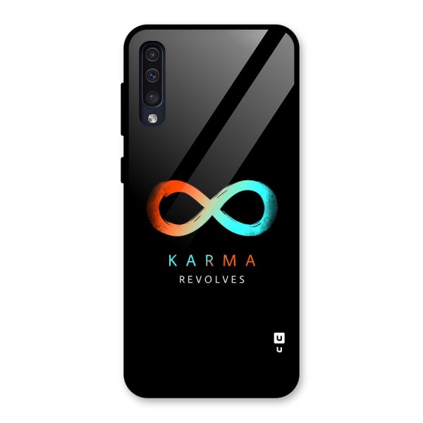 Karma Revolves Glass Back Case for Galaxy A50