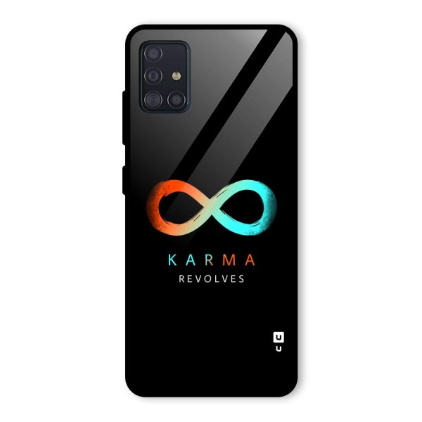 Karma Revolves Glass Back Case for Galaxy A51