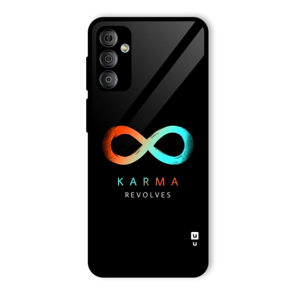 Karma Revolves Glass Back Case for Galaxy F23