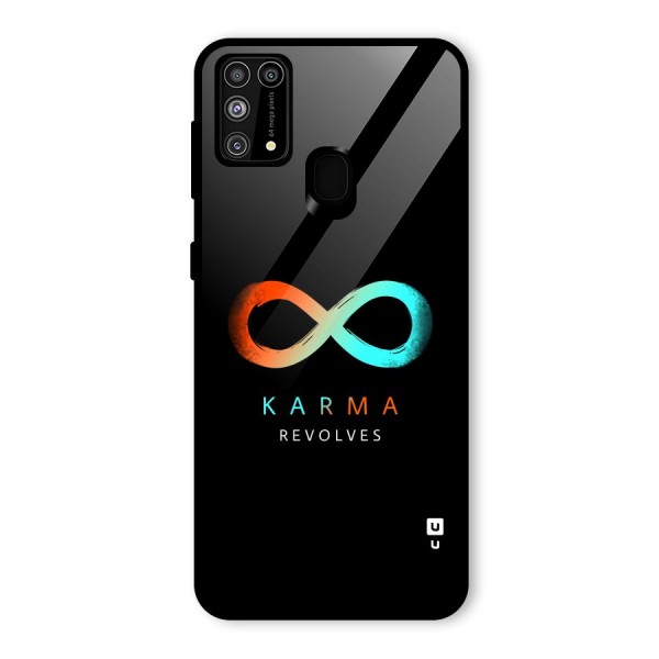 Karma Revolves Glass Back Case for Galaxy F41