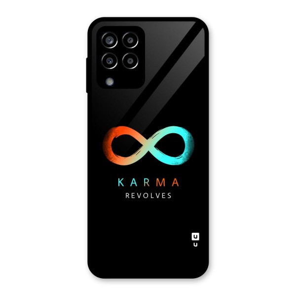 Karma Revolves Glass Back Case for Galaxy M33