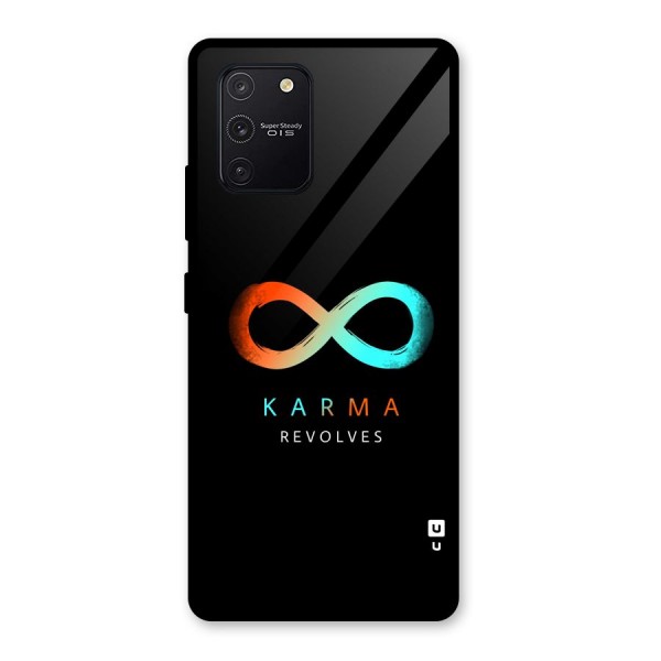 Karma Revolves Glass Back Case for Galaxy S10 Lite