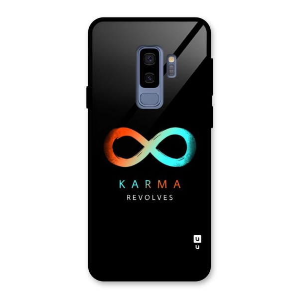 Karma Revolves Glass Back Case for Galaxy S9 Plus