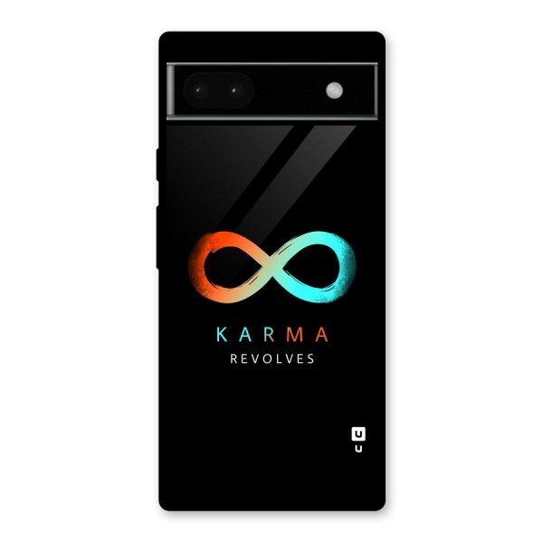 Karma Revolves Glass Back Case for Google Pixel 6a