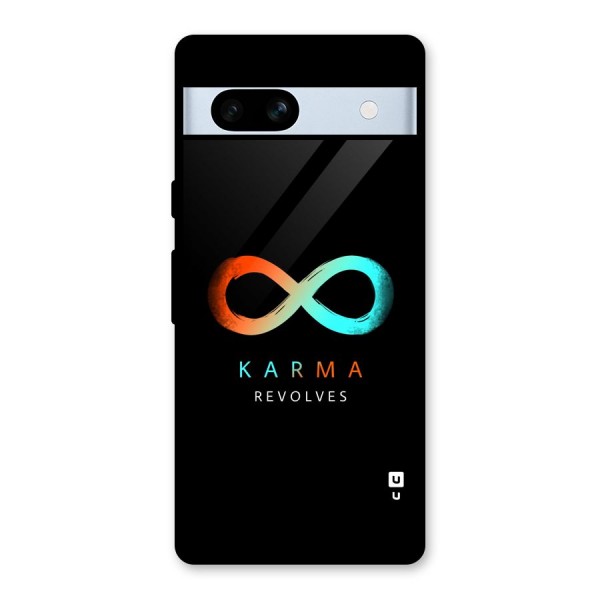 Karma Revolves Glass Back Case for Google Pixel 7a