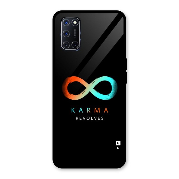 Karma Revolves Glass Back Case for Oppo A52