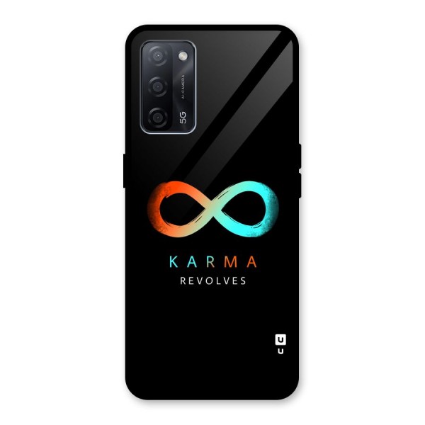 Karma Revolves Glass Back Case for Oppo A53s 5G