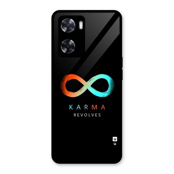 Karma Revolves Glass Back Case for Oppo A57 2022