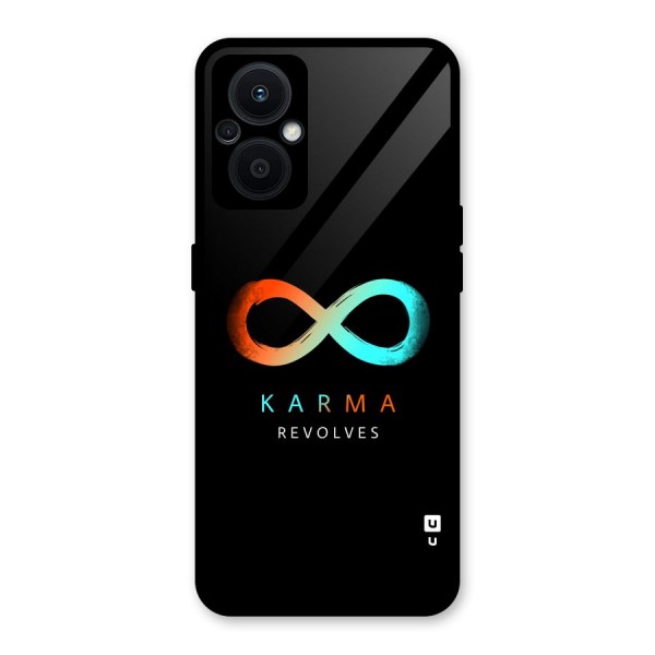 Karma Revolves Glass Back Case for Oppo F21s Pro 5G