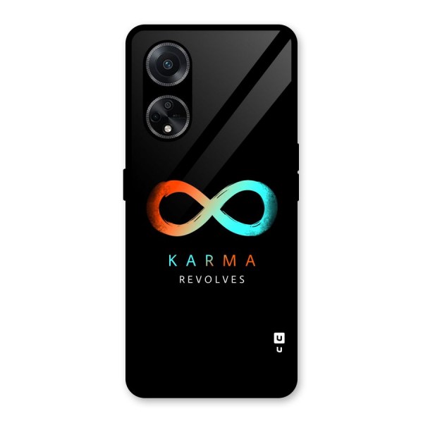 Karma Revolves Glass Back Case for Oppo F23