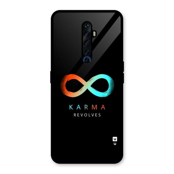 Karma Revolves Glass Back Case for Oppo Reno2 F