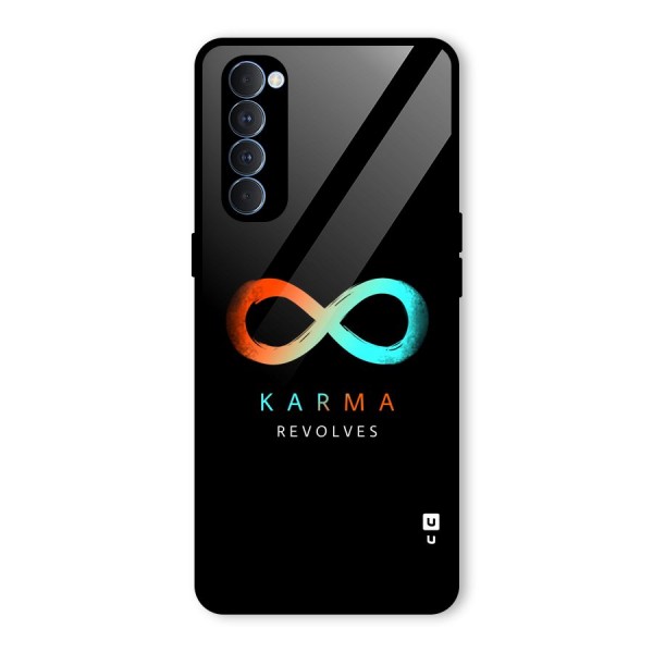 Karma Revolves Glass Back Case for Oppo Reno4 Pro