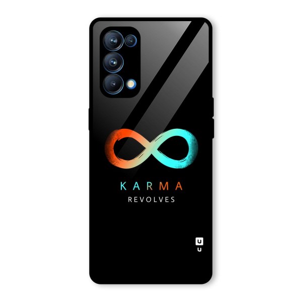 Karma Revolves Glass Back Case for Oppo Reno5 Pro 5G