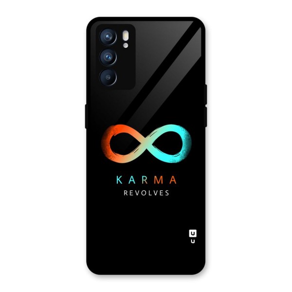 Karma Revolves Glass Back Case for Oppo Reno6 5G