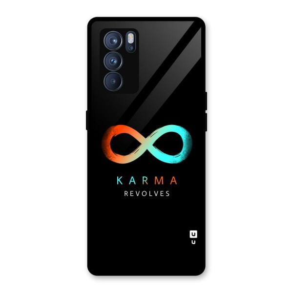 Karma Revolves Glass Back Case for Oppo Reno6 Pro 5G