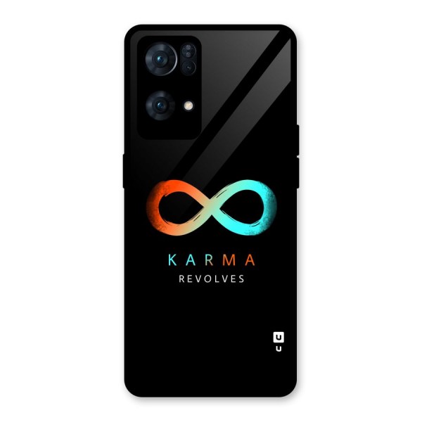 Karma Revolves Glass Back Case for Oppo Reno7 Pro 5G