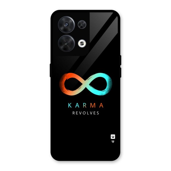 Karma Revolves Glass Back Case for Oppo Reno8 5G