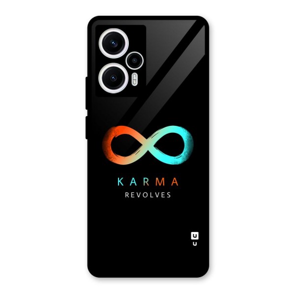 Karma Revolves Glass Back Case for Poco F5