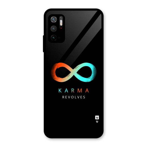 Karma Revolves Glass Back Case for Poco M3 Pro 5G