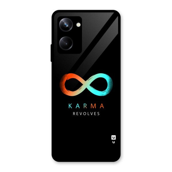 Karma Revolves Glass Back Case for Realme 10 Pro