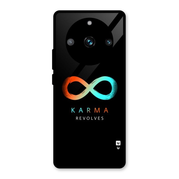 Karma Revolves Glass Back Case for Realme 11 Pro