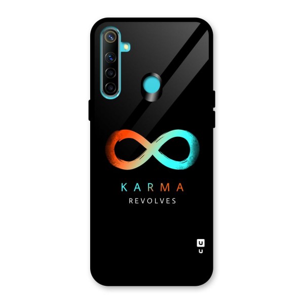 Karma Revolves Glass Back Case for Realme 5