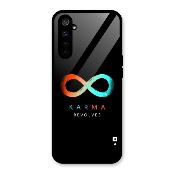 Karma Revolves Glass Back Case for Realme 6