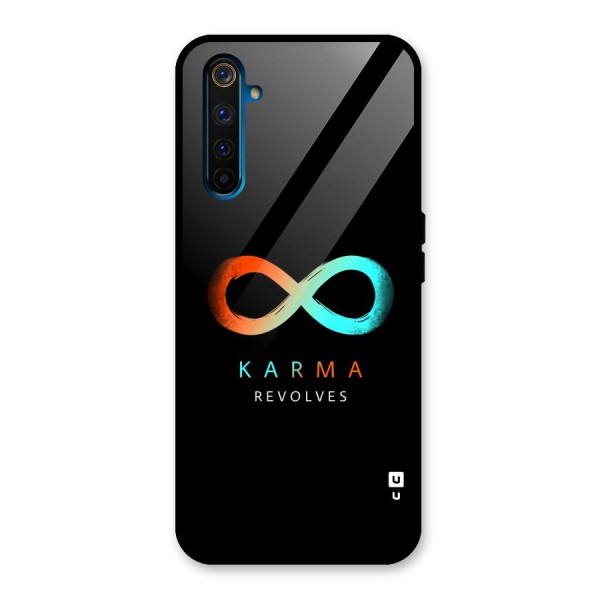 Karma Revolves Glass Back Case for Realme 6 Pro