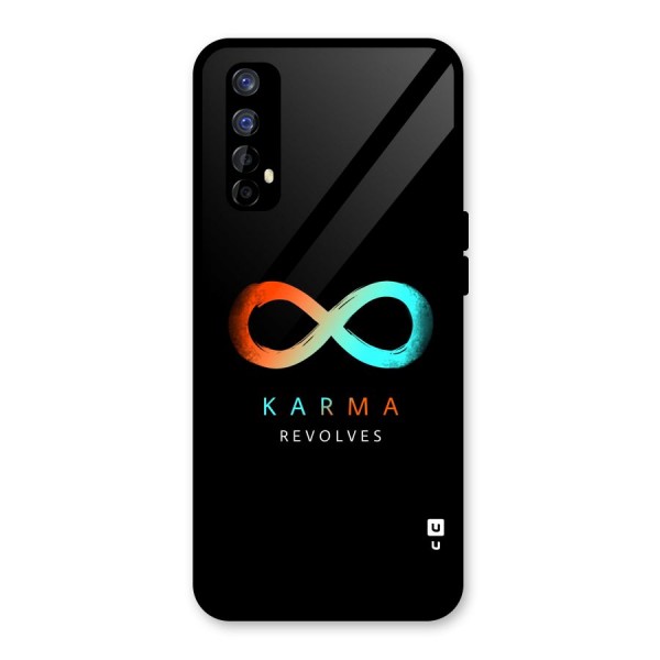 Karma Revolves Glass Back Case for Realme 7