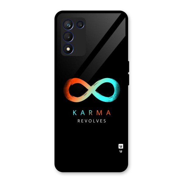 Karma Revolves Glass Back Case for Realme 9 5G Speed