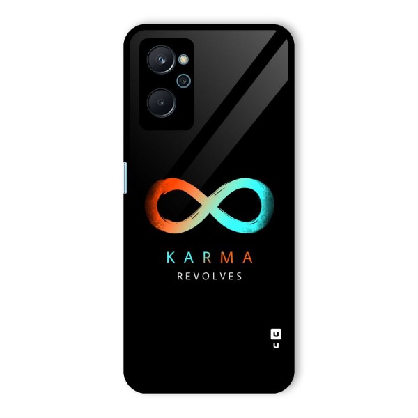 Karma Revolves Glass Back Case for Realme 9i