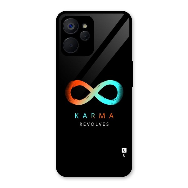Karma Revolves Glass Back Case for Realme 9i 5G
