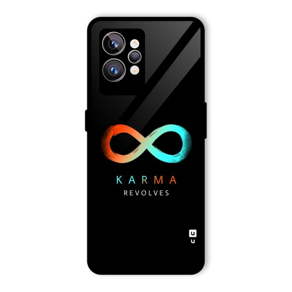 Karma Revolves Glass Back Case for Realme GT2 Pro