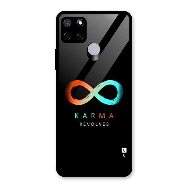 Karma Revolves Glass Back Case for Realme Narzo 20