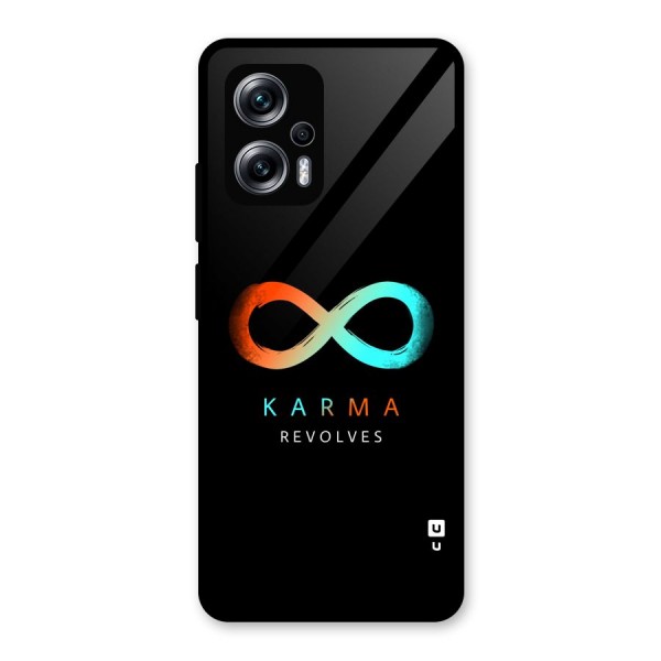 Karma Revolves Glass Back Case for Redmi K50i