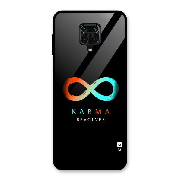 Karma Revolves Glass Back Case for Redmi Note 10 Lite