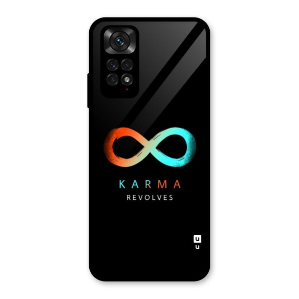 Karma Revolves Glass Back Case for Redmi Note 11S