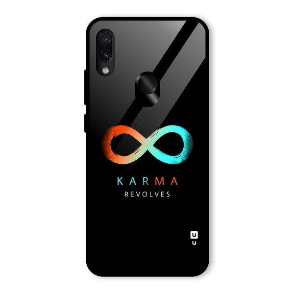 Karma Revolves Glass Back Case for Redmi Note 7