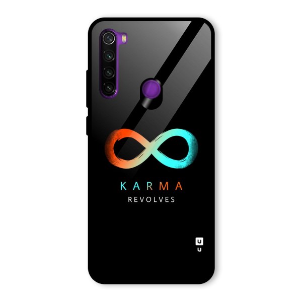 Karma Revolves Glass Back Case for Redmi Note 8