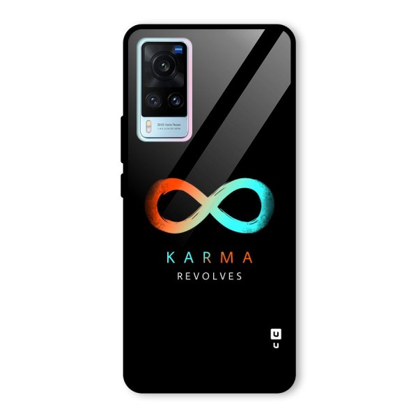 Karma Revolves Glass Back Case for Vivo X60